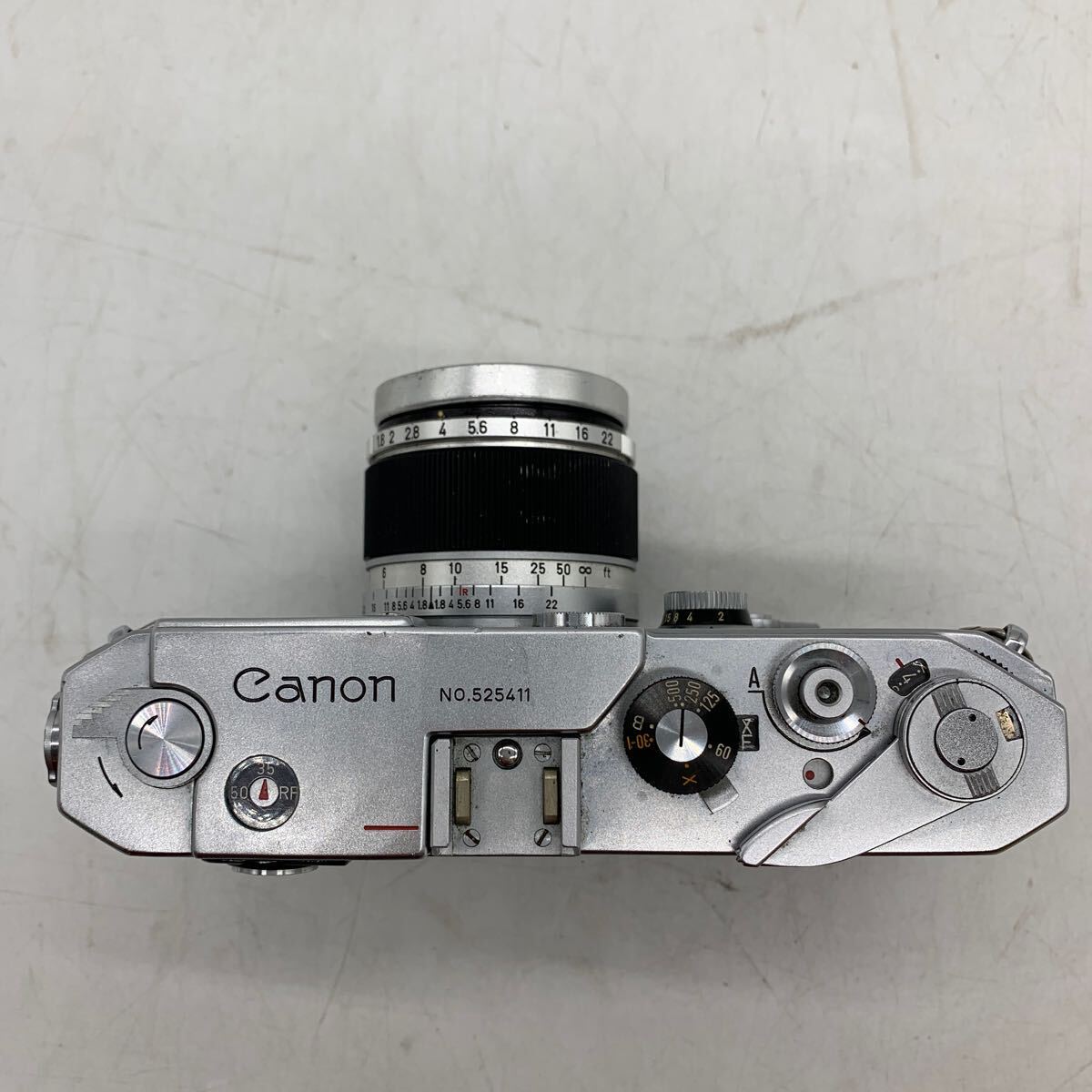 6-3-21■ Canon キャノン MODEL L2 レンズ付 LENS 50mm F1.8 レンジファインダー フィルムカメラ ジャンク シャッター未確認 現状品渡の画像2