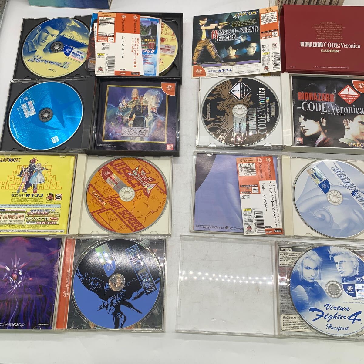 6-4-67# Dreamcast soft together Sakura Taisen 1-4 /shem-1 chapter Ⅱ / Mobile Suit Gundam gi Len. ../ other operation not yet verification present condition goods 