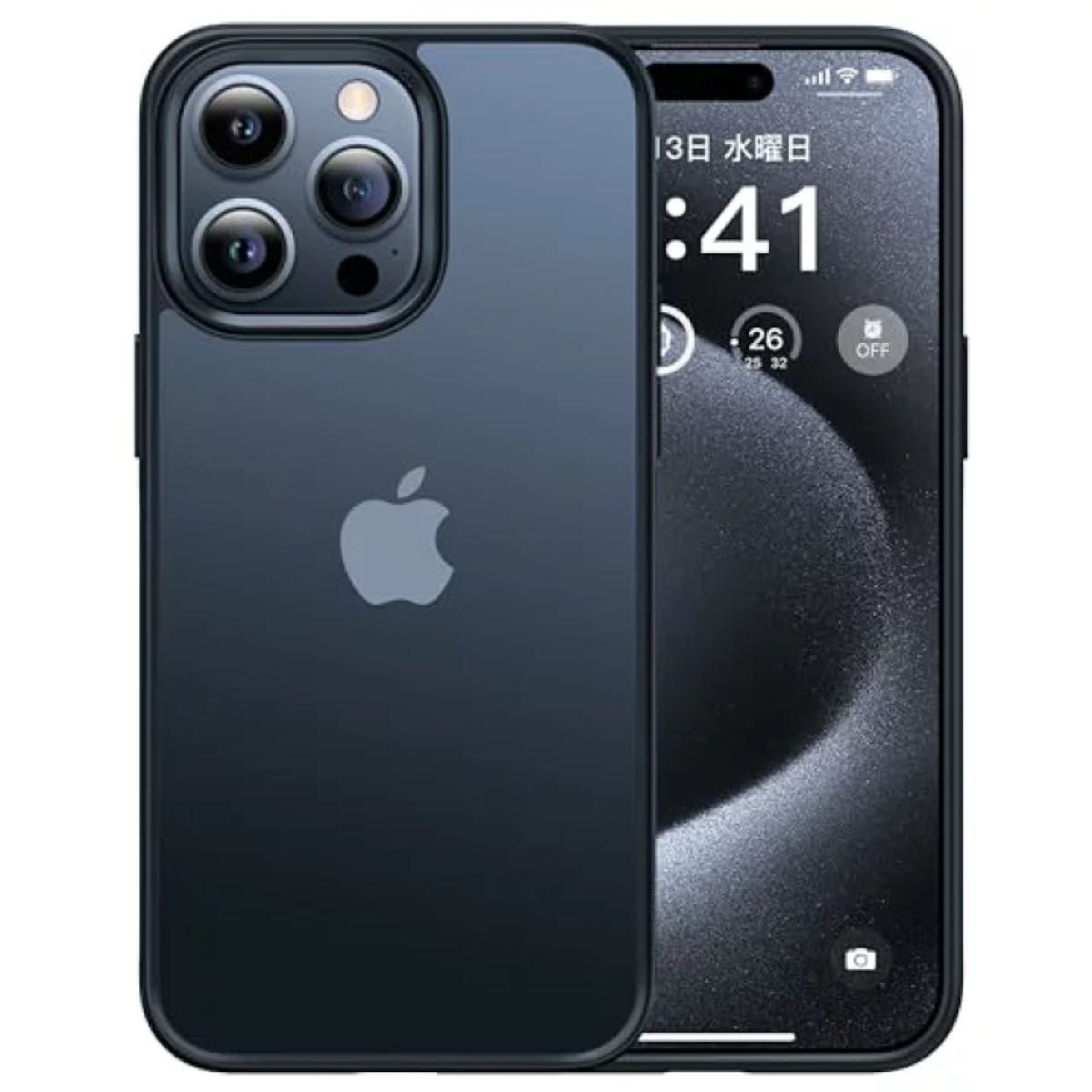 CASEKOO iPhone 15 Pro 用 ケース 耐衝撃 マットブラック|Yahoo CASEKOO iPhone 15 Pro 用 ケース 耐衝撃 マットブラック|Yahoo