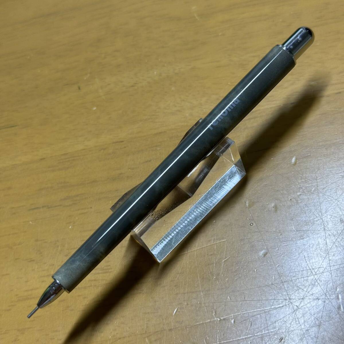 新品 廃盤 Pentel ぺんてる renoma レノマ シャーペン 0.5mm キャップ式 グレーマーブル軸 REP36-N 箱付き_画像7