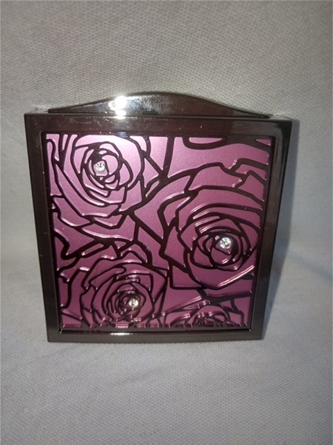 ⑥270 * Shiseido цветок .CLUB современный rose зеркало раздвижной compact зеркало * размер : примерно 6×6.* нестандартная пересылка *0415*