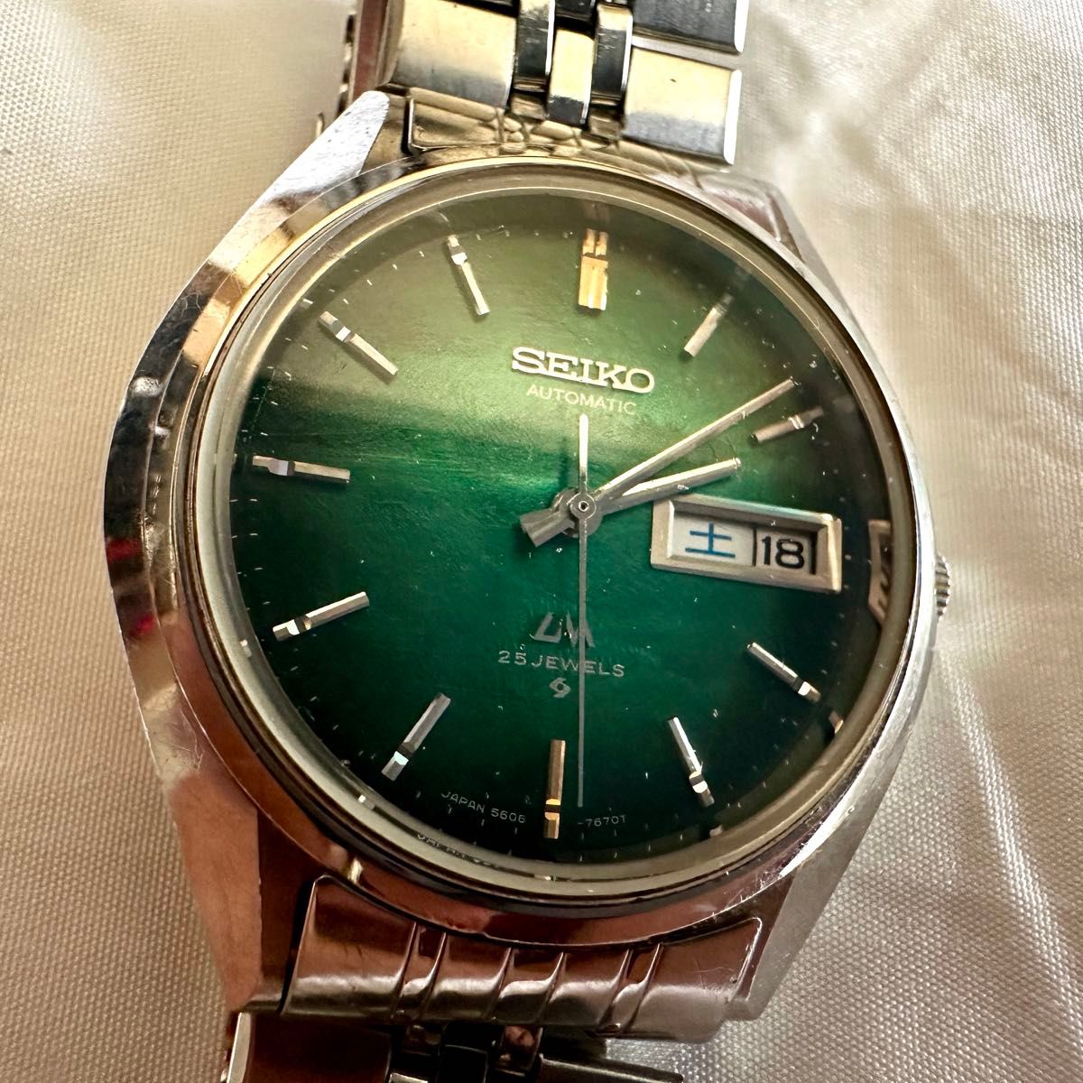 SEIKO セイコー 自動巻き★ロードマチック★LM 25石 純正ブレス