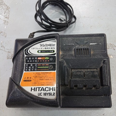 【中古現状品】日立工機　Hitachi　UC18YSL2　充電器_画像1