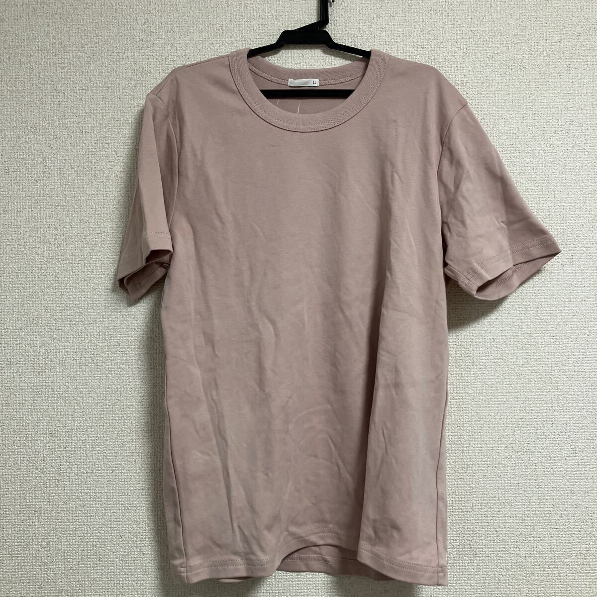 新品 2枚セットLL クルーネックT 半袖Tシャツ MUJI フレンチスリーブTシャツ XLの画像2