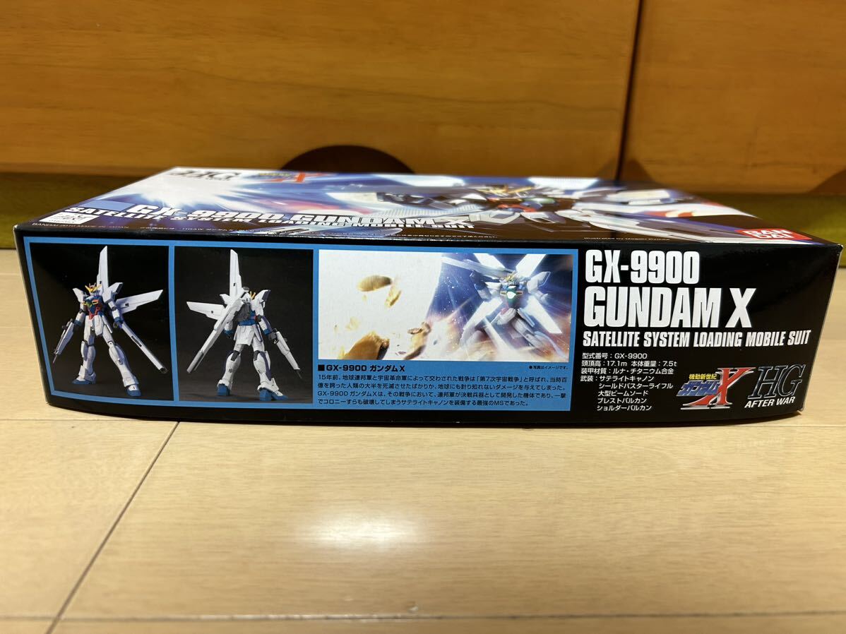 未組立新品 HG 1/144 ガンダムX(ガンダムエックス) 機動新世紀ガンダムX バンダイ ガンプラ HGUC HGAW_画像2