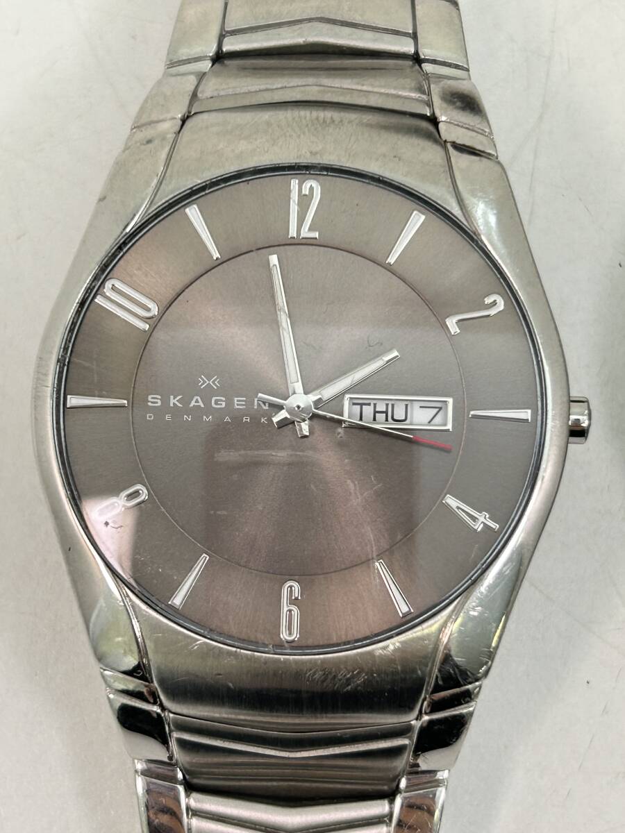 S0604-544 1834【1円スタート】腕時計　まとめ売り　シチズン CITIZEN / スカーゲン SKAGEN　など　ジャンク　メンズ_画像5