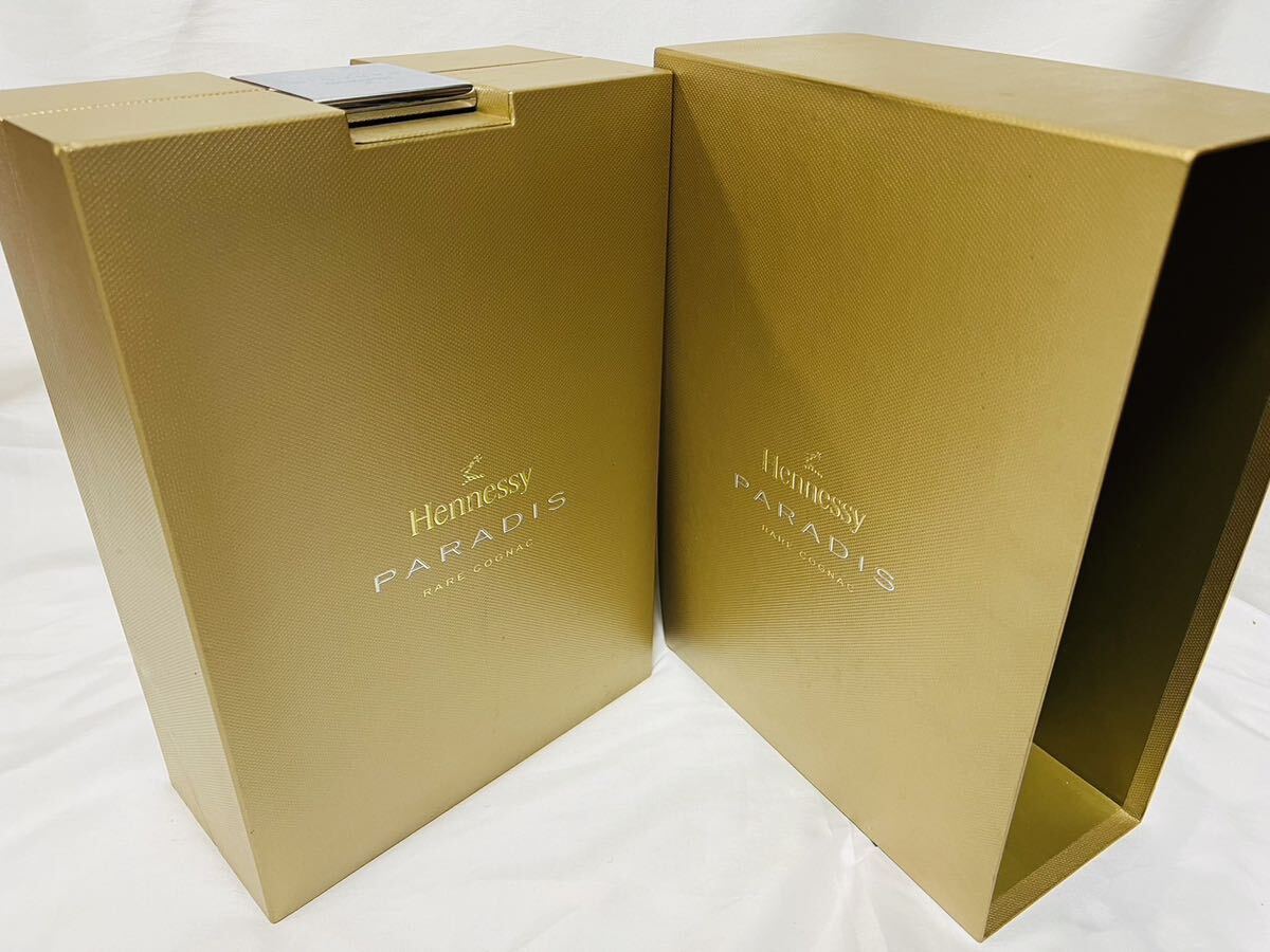Hennessy PARADIS ヘネシー パラディ Rare コニャック クリスタルボトル カード 化粧箱 外カバー付き 未開封 ブランデーの画像7