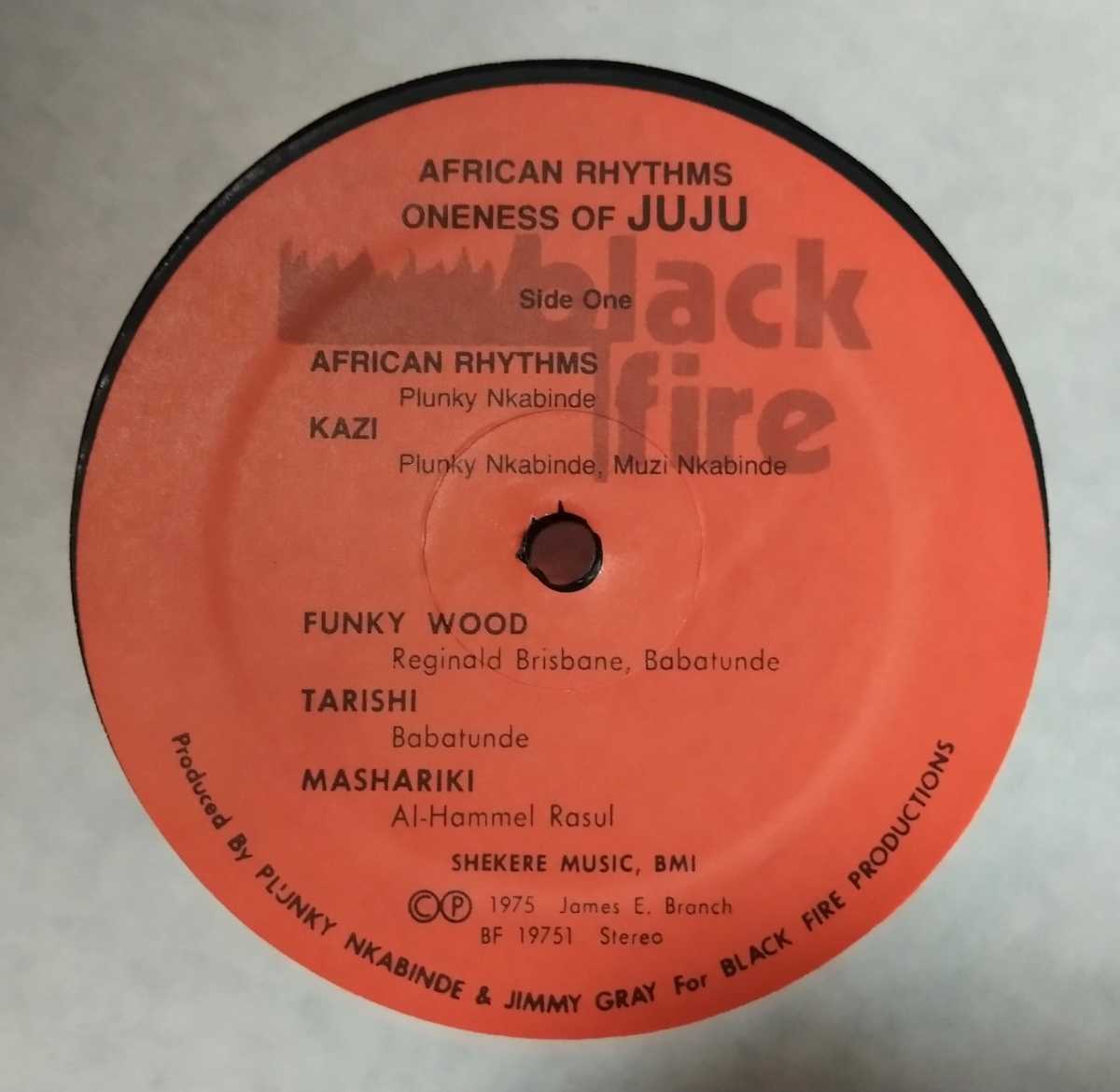 レアグルーヴ大名盤！ Oneness Of Juju African Rhythms + Space Jungle Luvの画像5