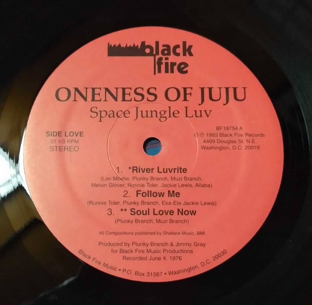 レアグルーヴ大名盤！ Oneness Of Juju African Rhythms + Space Jungle Luvの画像7