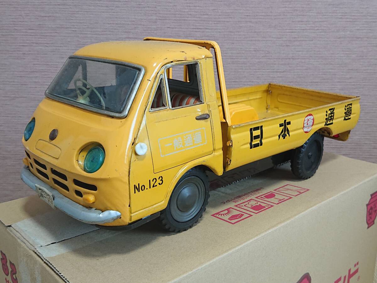 ブリキ ヨネザワ 米澤玩具 日産 プリンス ホーマー 日通カラー 日本通運 トラックの画像2