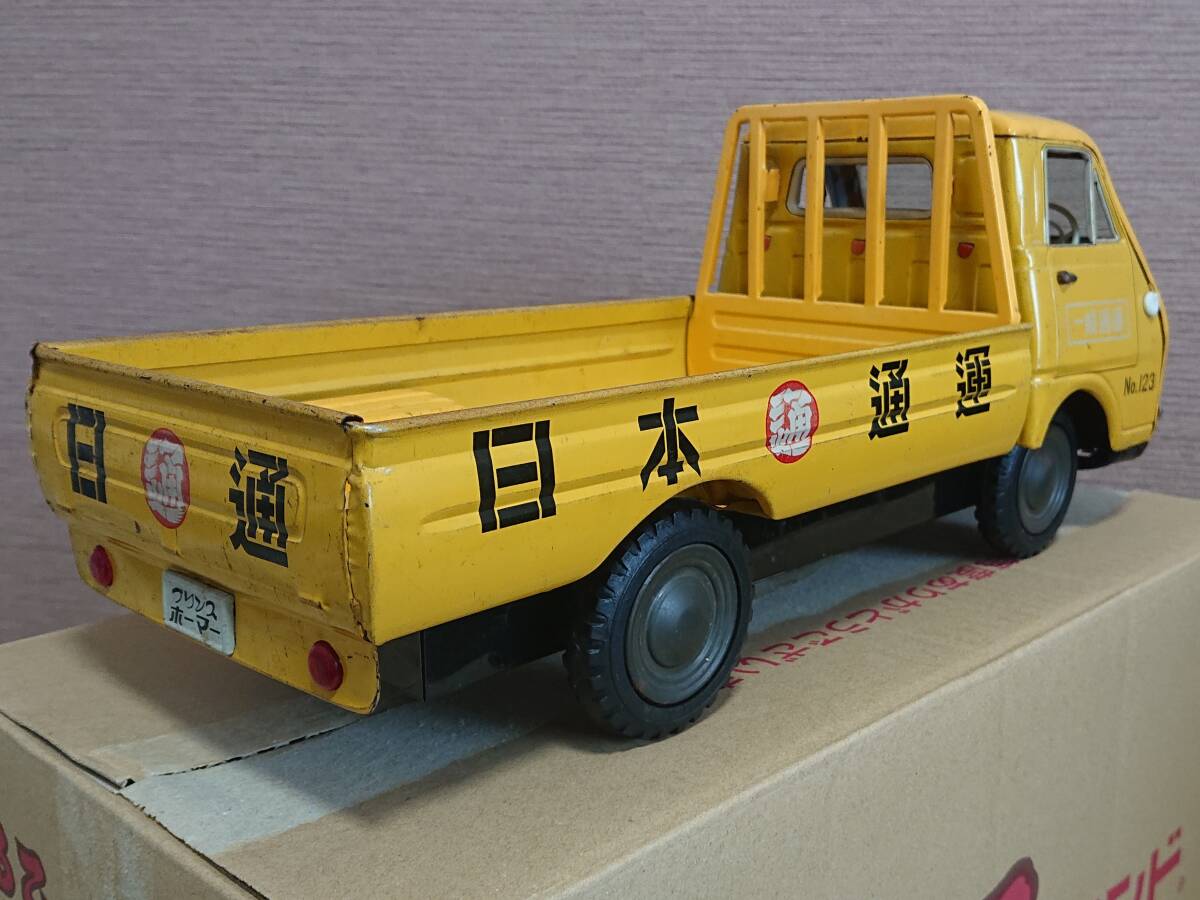 ブリキ ヨネザワ 米澤玩具 日産 プリンス ホーマー 日通カラー 日本通運 トラック_画像4