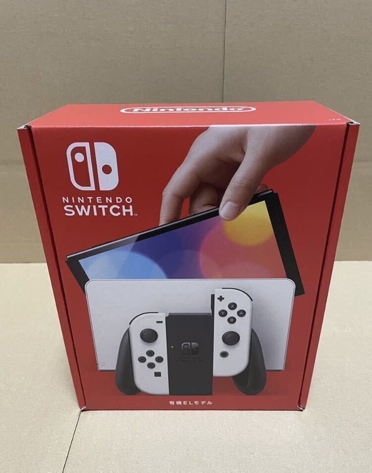 【新品未開封】任天堂 Nintendo Switch(有機ELモデル) ニンテンドースイッチ Joy-Con(L)/(R) ホワイト 本体 新型の画像1