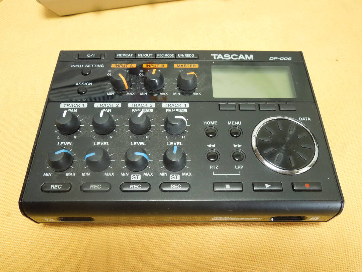 TASCAM DP-006 DIGITAL POCKETSTUDIO／ 動作確認 マルチトラックレコーダー 電池駆動可の画像1