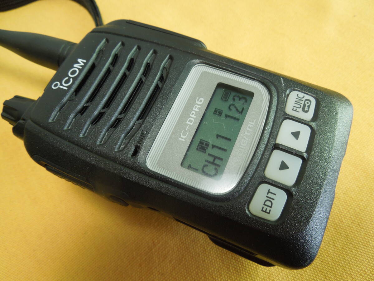  Icom / IC-DPR6 digital simple transceiver | used through electric work possible present condition 