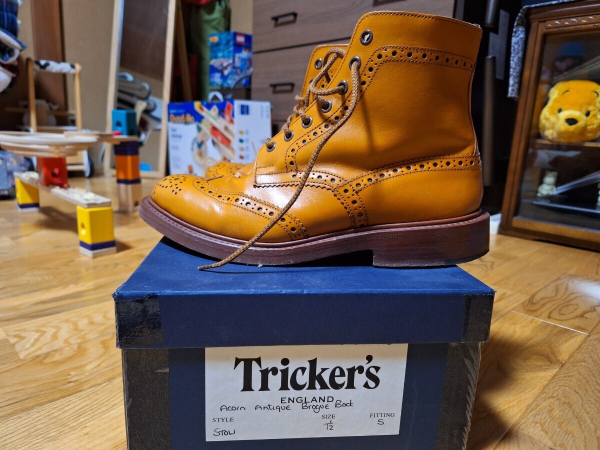 Tricker's/トリッカーズ モールトン M2508 カントリーブーツ  ウィングチップの画像2