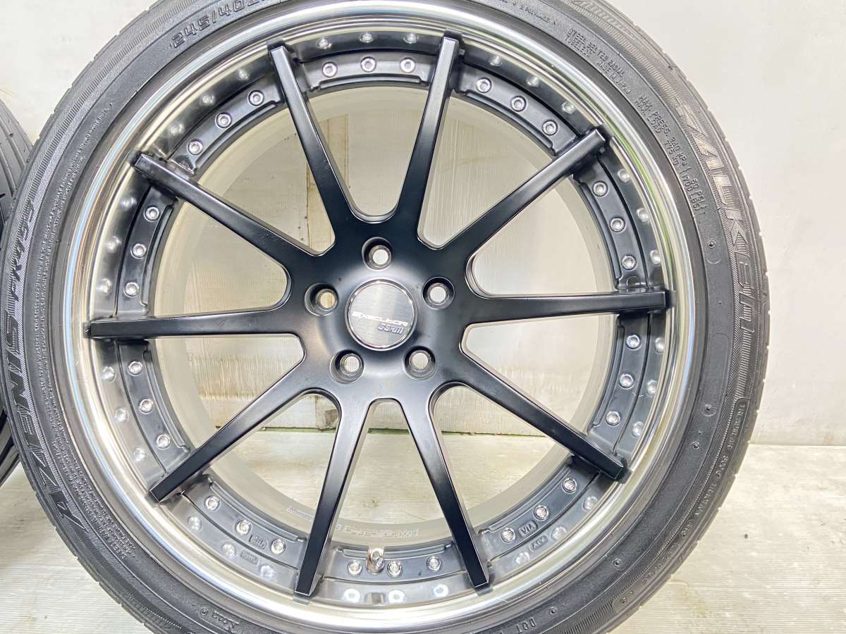 中古タイヤ サマータイヤ ホイールセット 4本セット 245/40R20   SSR/Executor/CV01 20x8.5 38 114.3-5穴 ファルケン AZENIS FK453の画像5