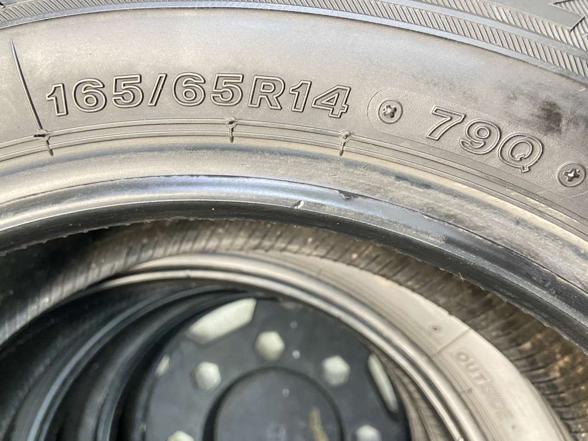 中古タイヤ スタッドレスタイヤ 4本セット 165/65R14 ブリヂストン ブリザック VRX_画像5