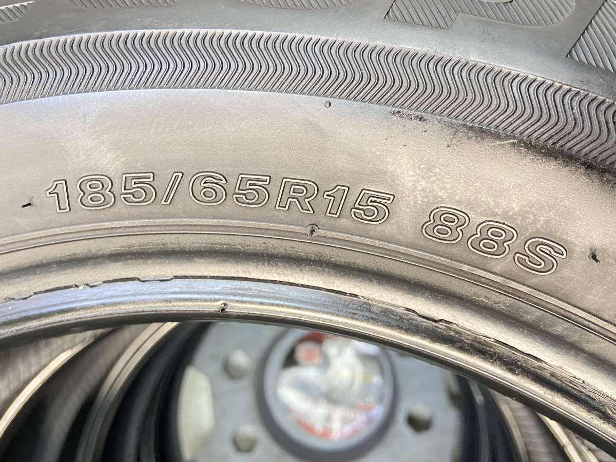 中古タイヤ サマータイヤ 4本セット 185/65R15 ブリヂストン エコピア EP150_画像5