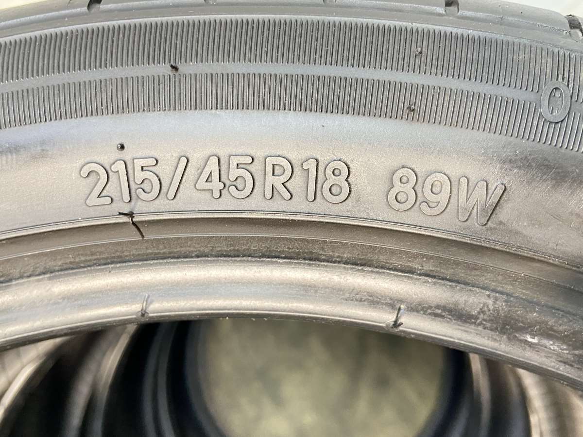 中古タイヤ サマータイヤ 4本セット 215/45R18 トーヨータイヤ PROXES R51A_画像5