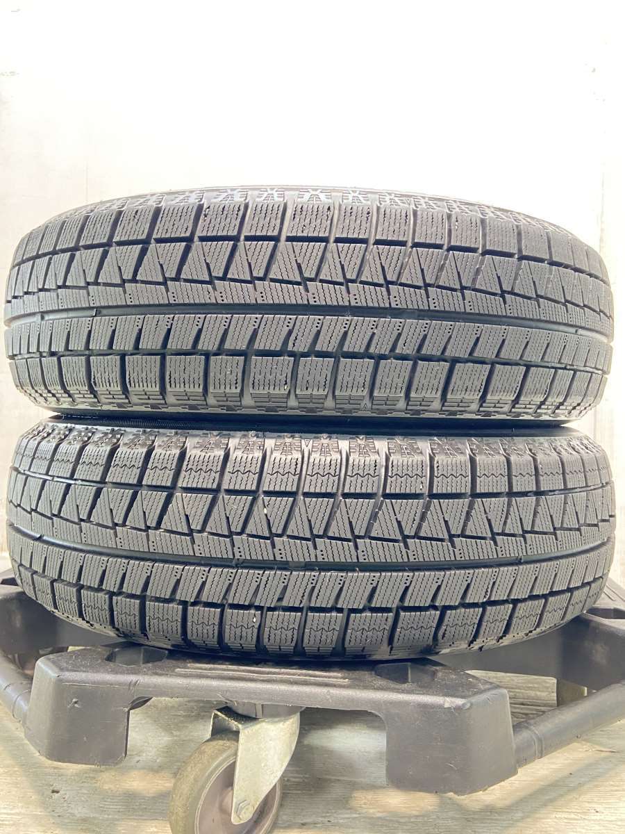 中古タイヤ スタッドレスタイヤ 2本セット 155/65R14 ブリヂストン アイスパートナー2_画像1