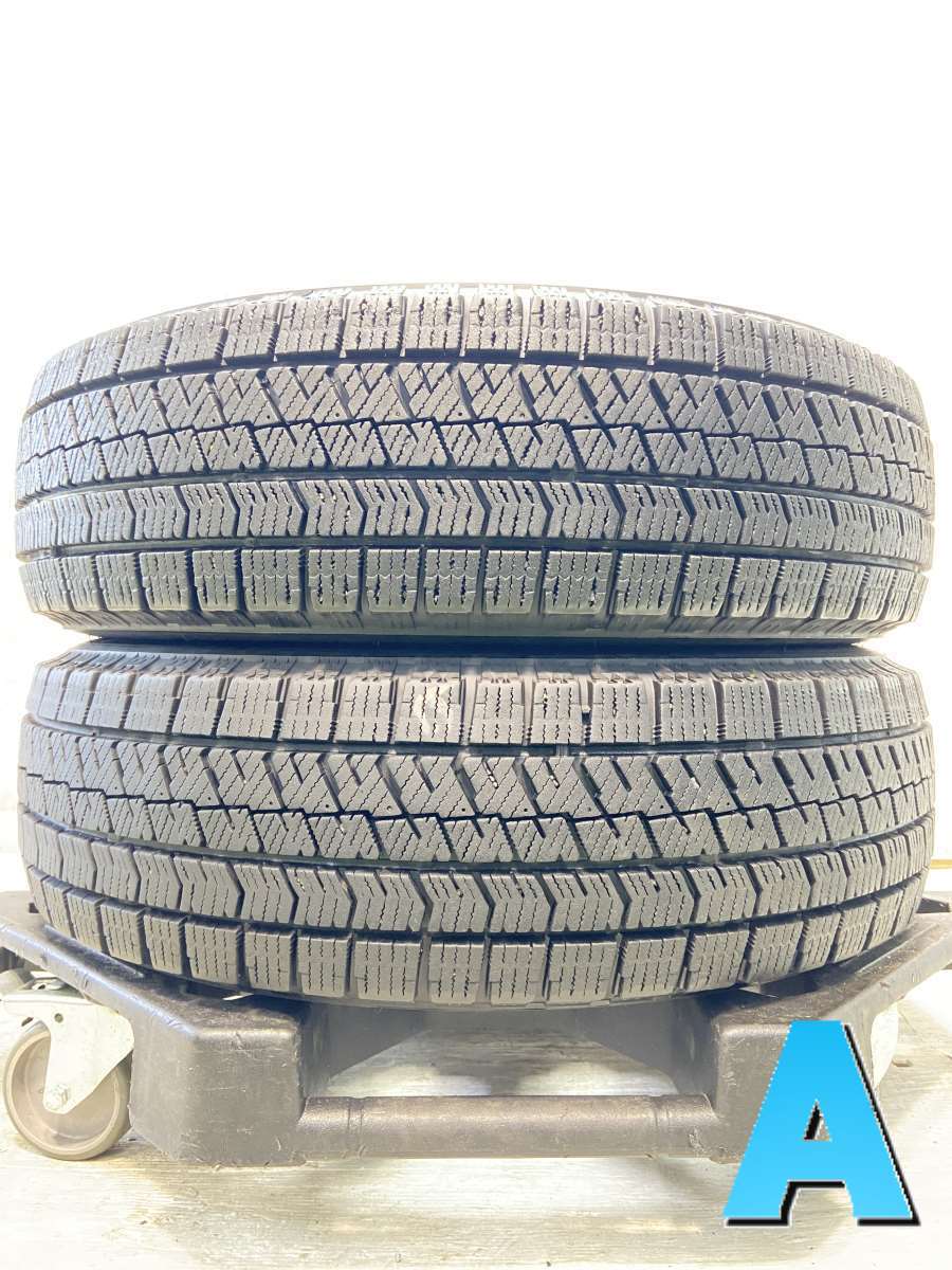 中古タイヤ スタッドレスタイヤ 2本セット 155/65R14 ブリヂストン ブリザック VRX2_画像1