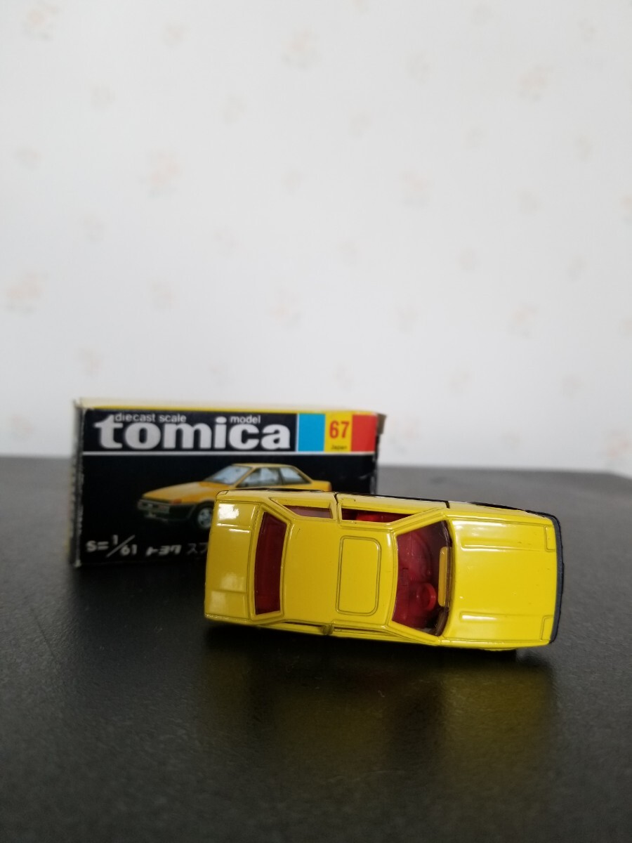  ☆トミカ tomica NO.67 トヨタ スプリンター トレノ 2ドア TOMY トミー TOYOTA AE86 1/61 絶版 希少 箱付き レアの画像5