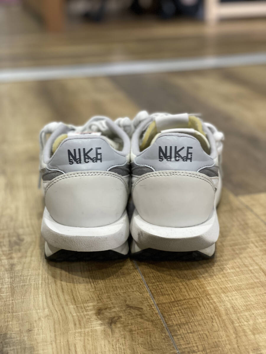 【1円スタート】28cm NIKE SACAI × LDWAFFLE "SUMMIT WHITE" BV0073-100 （サミットホワイト/ホワイト/ウルフグレー/ブラック）_画像5