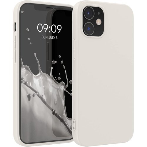 kwmobile スマホケース 対応: Apple i 耐衝撃 滑り止め ソフト TPU シリコン - 月の光 1142_画像1