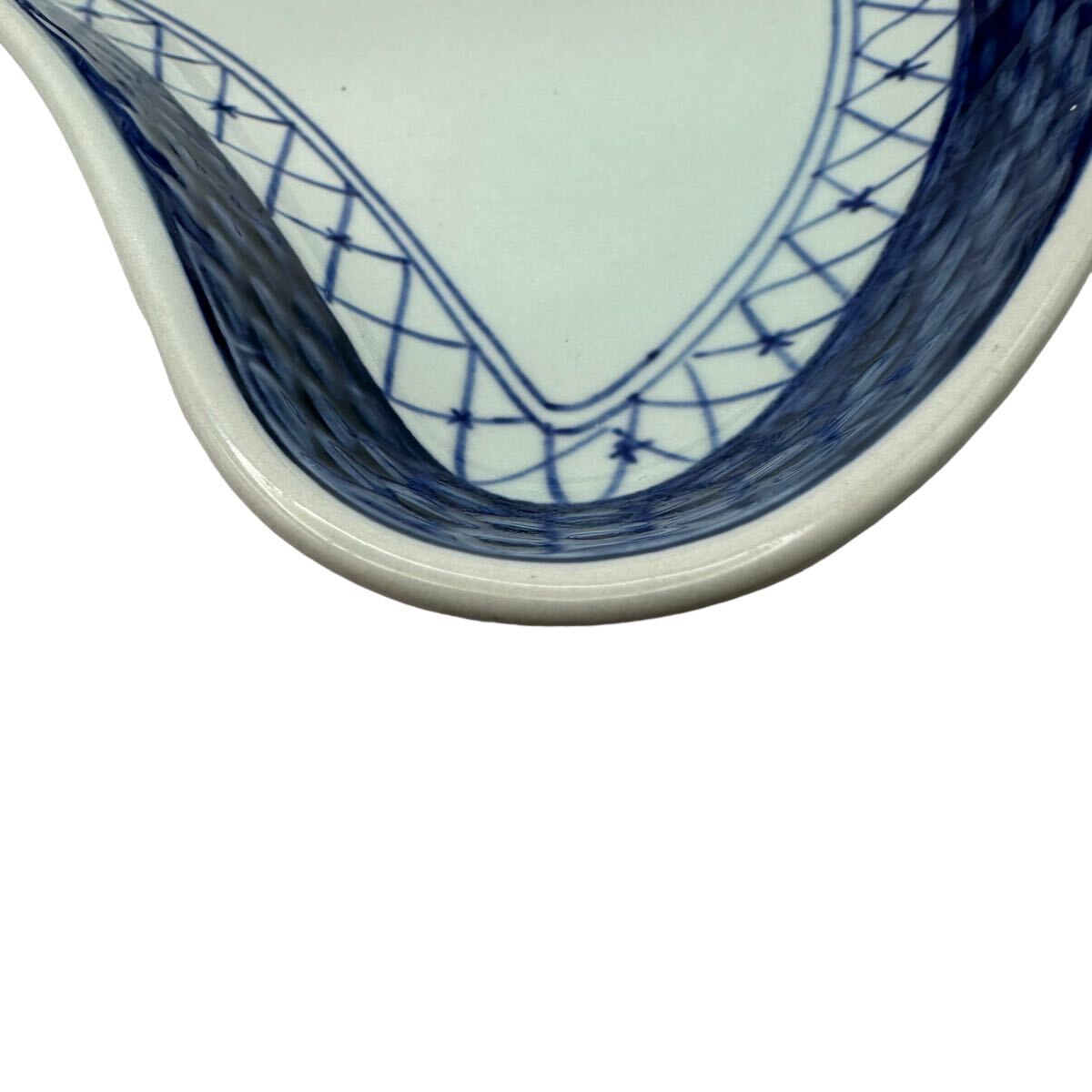 【1円スタート】未使用 ロイヤルコペンハーゲン ポット トランクェーバー フラワー プレート 器 皿 三日月形 食器 コペンハーゲンの画像8