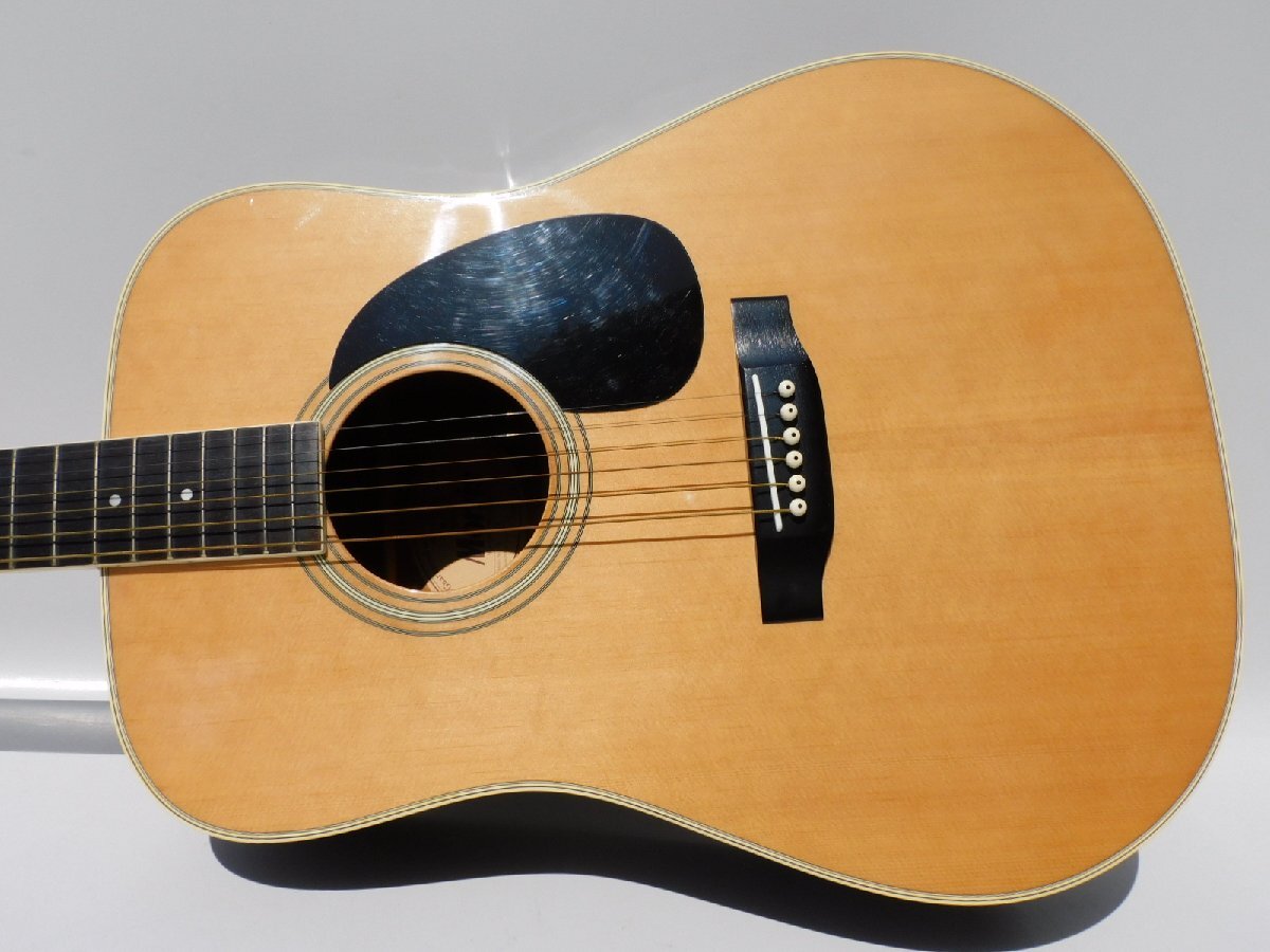 【送料無料】モーリス アコースティックギター W-20 皮ケース付き 中古 ギター本体は綺麗 アコギ_画像4