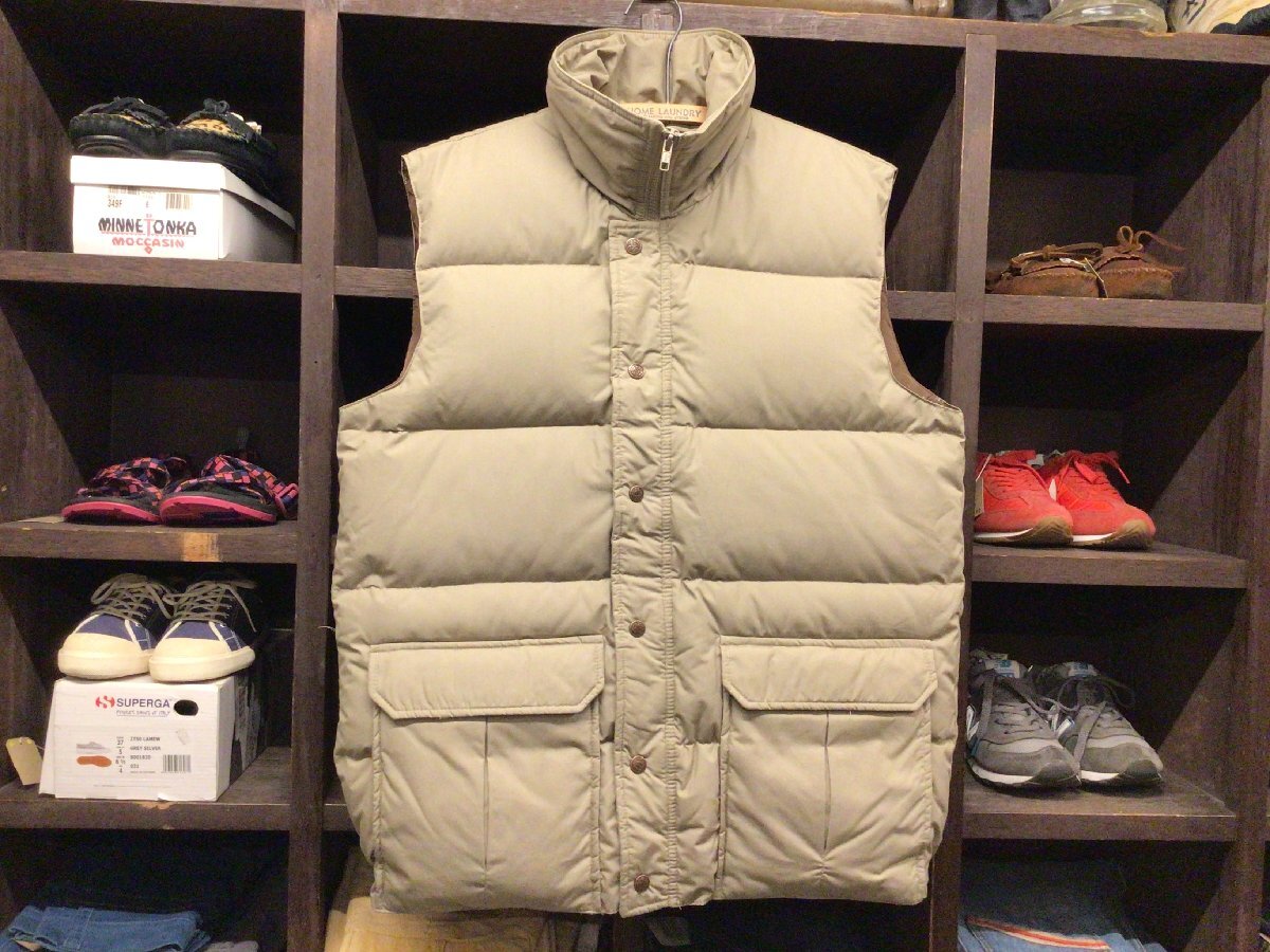 ビックサイズ 80’S 90’S SEARS NYLON DOWN VEST SIZE XL? シアーズ ナイロン ダウン ベスト ビンテージ_画像1