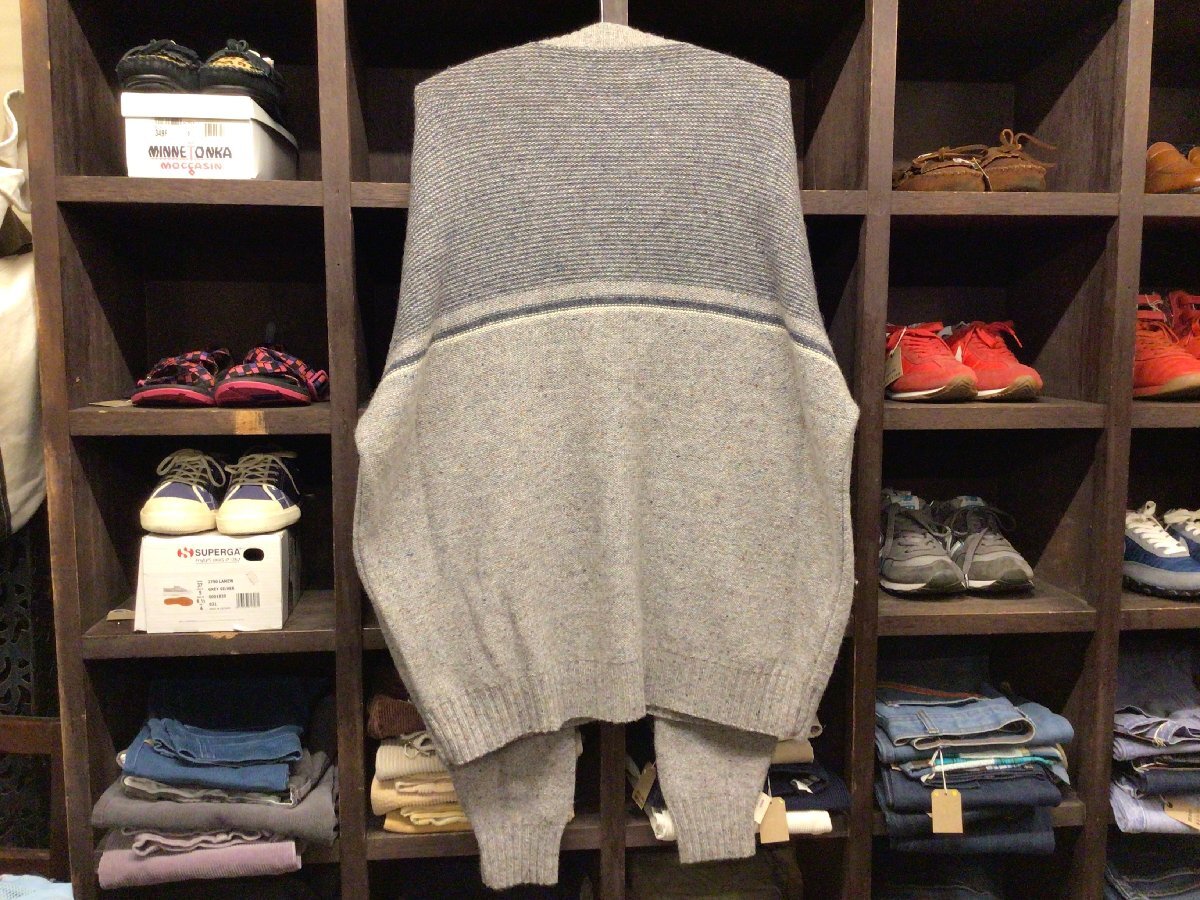 90’S ビックサイズ MADE IN USA ROBERT BRUCE KNIT CARDIGAN SIZE 3X アメリカ製 ロバート ブルース ニット カーディガン ネップカラー_画像2