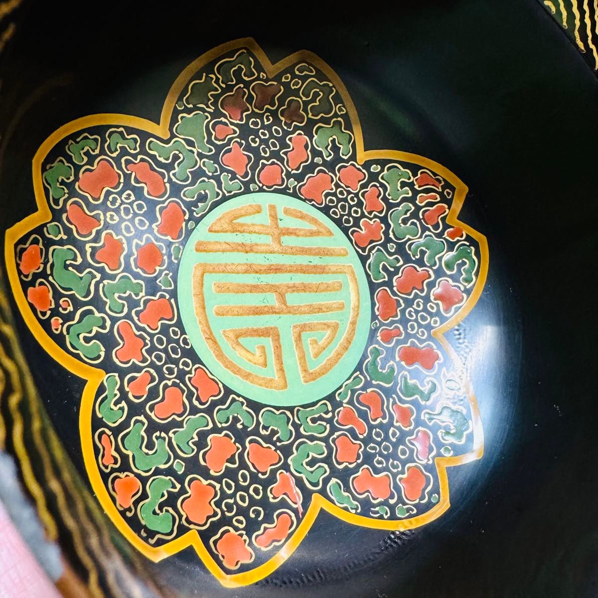 漆器 輪島塗 沈金 金蒔絵 木製 盃洗 鉢 大椀 1客 骨董品 菓子器 漆器 輪島塗 沈金 金蒔絵 木製 盃洗 鉢 大椀 1客 骨董品 菓子器
