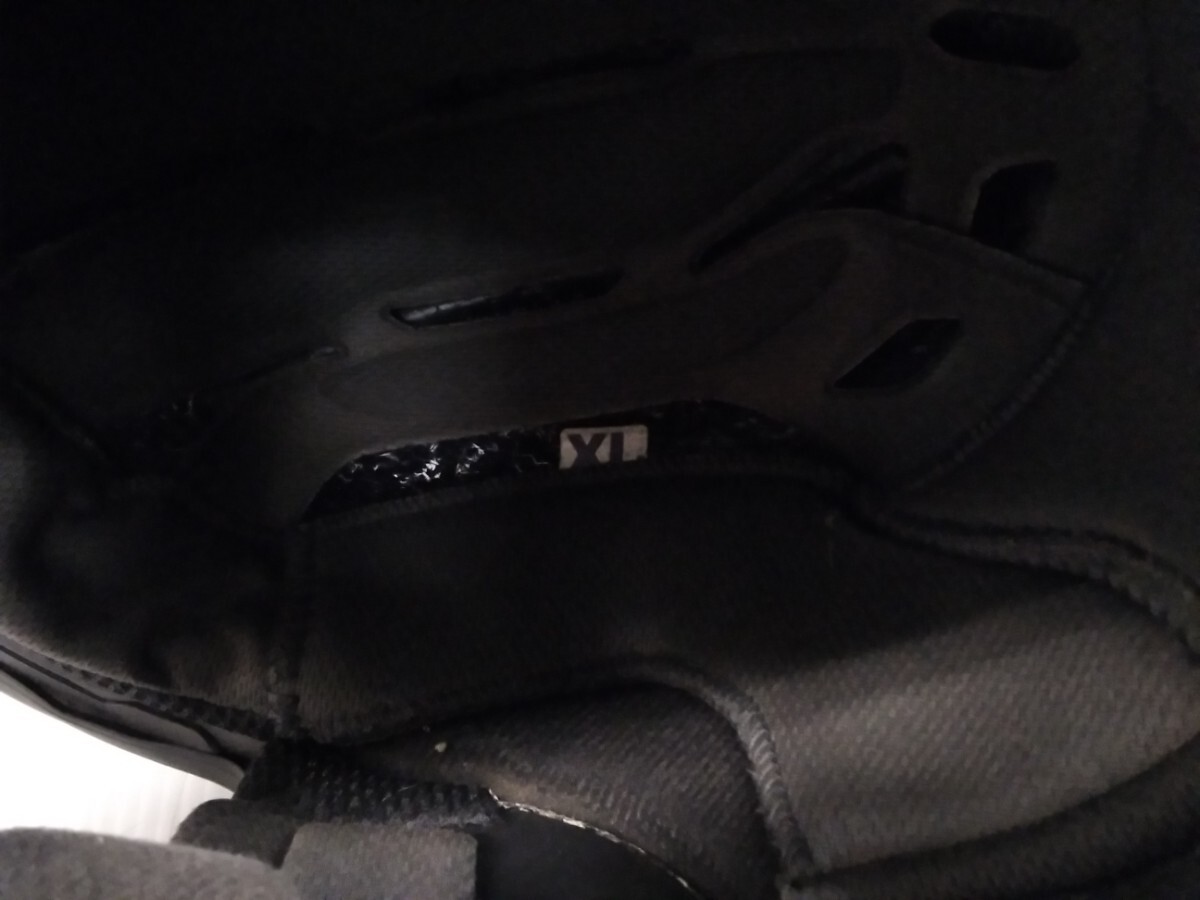 カブト　OGK KABUTO　フルフェイスヘルメット　FF-R3　XLサイズ　黒　ブラック　バイク用品　ジャンク品　現状渡し_画像9