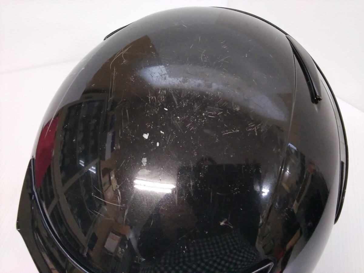 カブト　OGK KABUTO　フルフェイスヘルメット　FF-R3　XLサイズ　黒　ブラック　バイク用品　ジャンク品　現状渡し_画像7