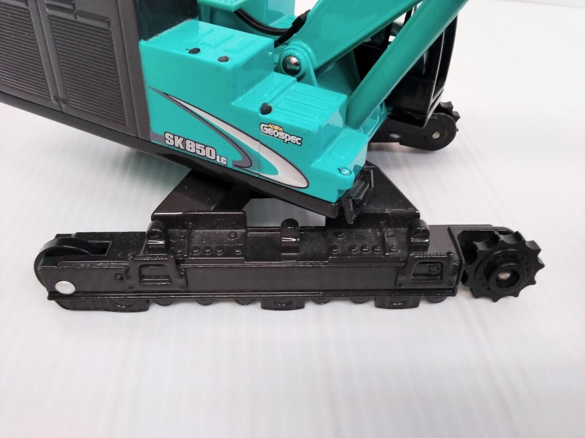  Kobelco KOBELCO shovel car SK850LC width approximately 33cm heavy equipment fading la* geo specifications construction work work car figure model display lack of equipped 