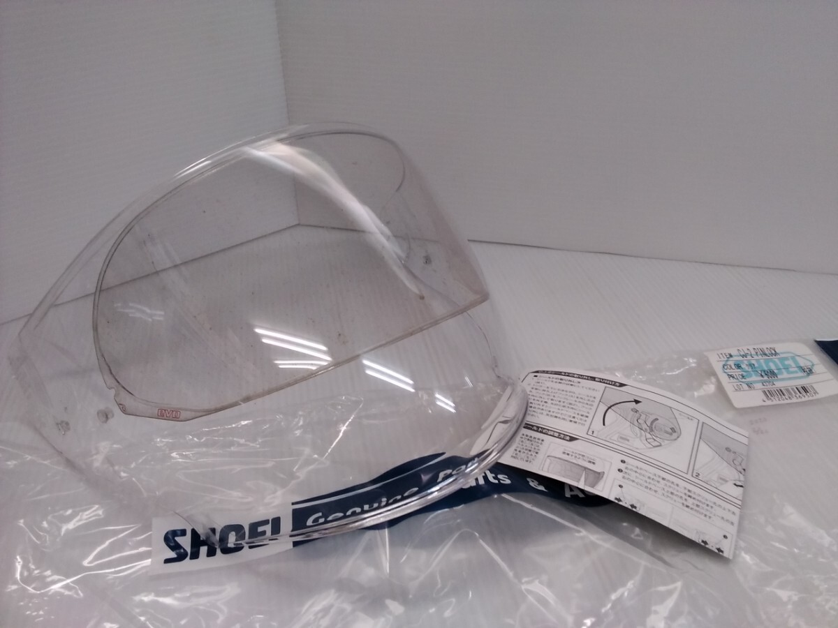 ショウエイ SHOEI シールドパーツ 3点まとめて CJ-2 CWR-1 CNS-1 バイク用品 ヘルメット部品  アクセサリー 現状渡しの画像5