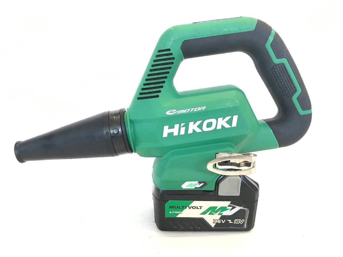 HIKOKI high ko-kiRB36DB cordless blower blower ventilator 18V/36V 1.2/min rechargeable battery attaching BBQ fire ... camp . fire 