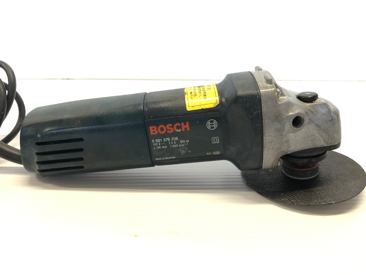 BOSCH ボッシュ GWS6-100 ディスクグラインダー 100mm 研磨 電動工具 100V_画像5
