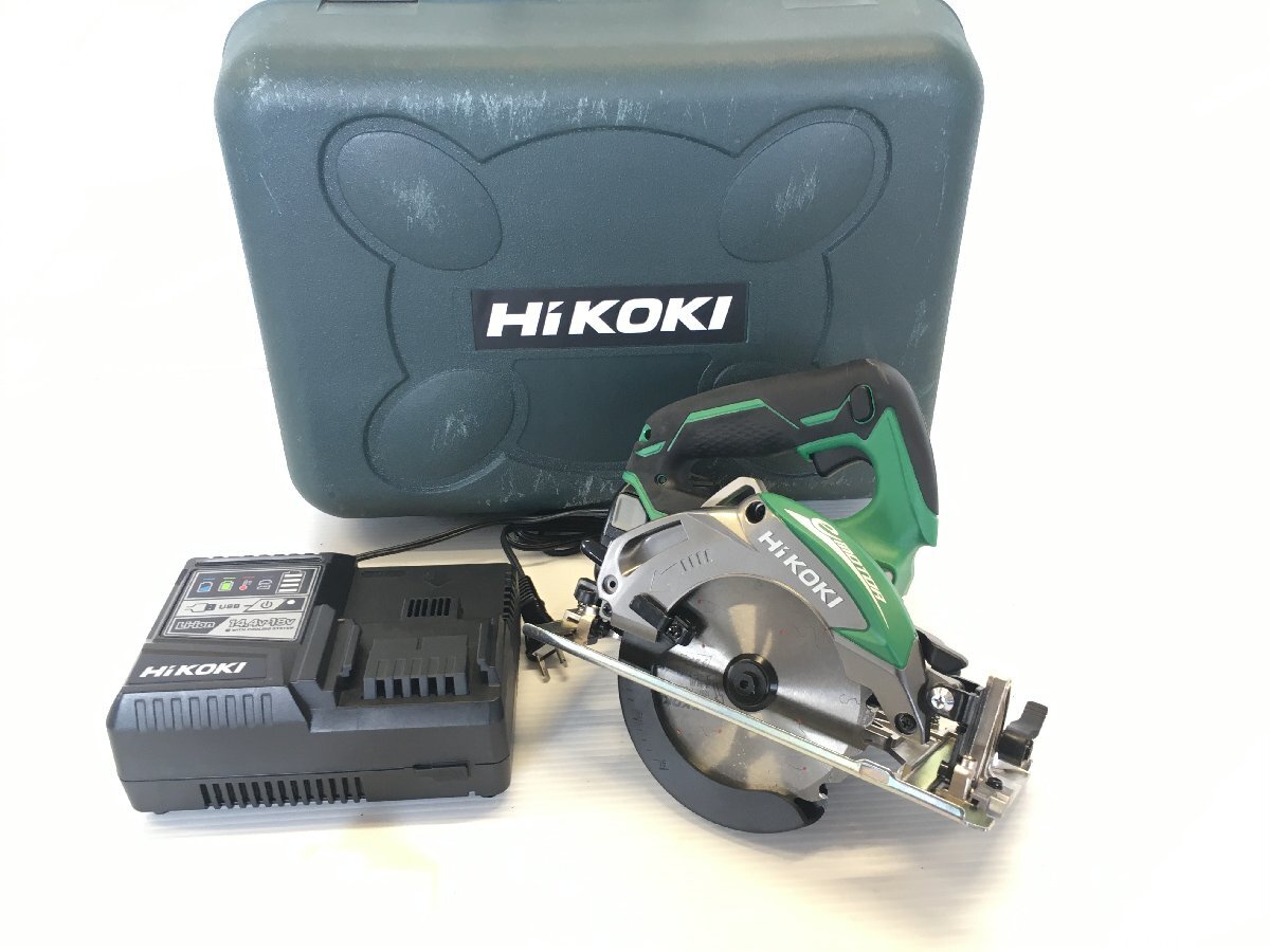 HIKOKI ハイコーキ C14DBL コードレス丸ノコ 14.4V 充電式 マルノコ 丸のこ 丸鋸 まるのこ 切断機 バッテリー ケース付き 電動工具 DIYの画像1