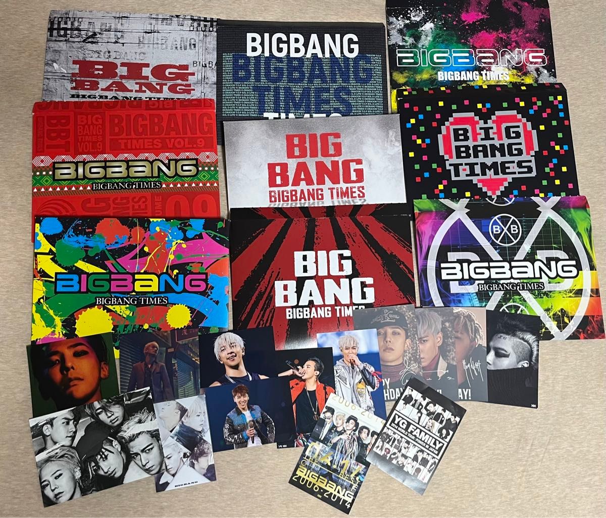 BIGBANG会報　ポストカード　ファンクラブ限定　バースデーカードセット