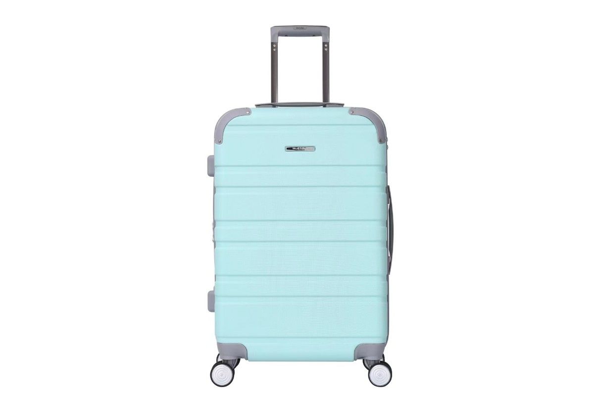 キャリーケース ミント ブルー Sサイズ 機内持込 軽量 拡張 スーツケース TSAロック 小型