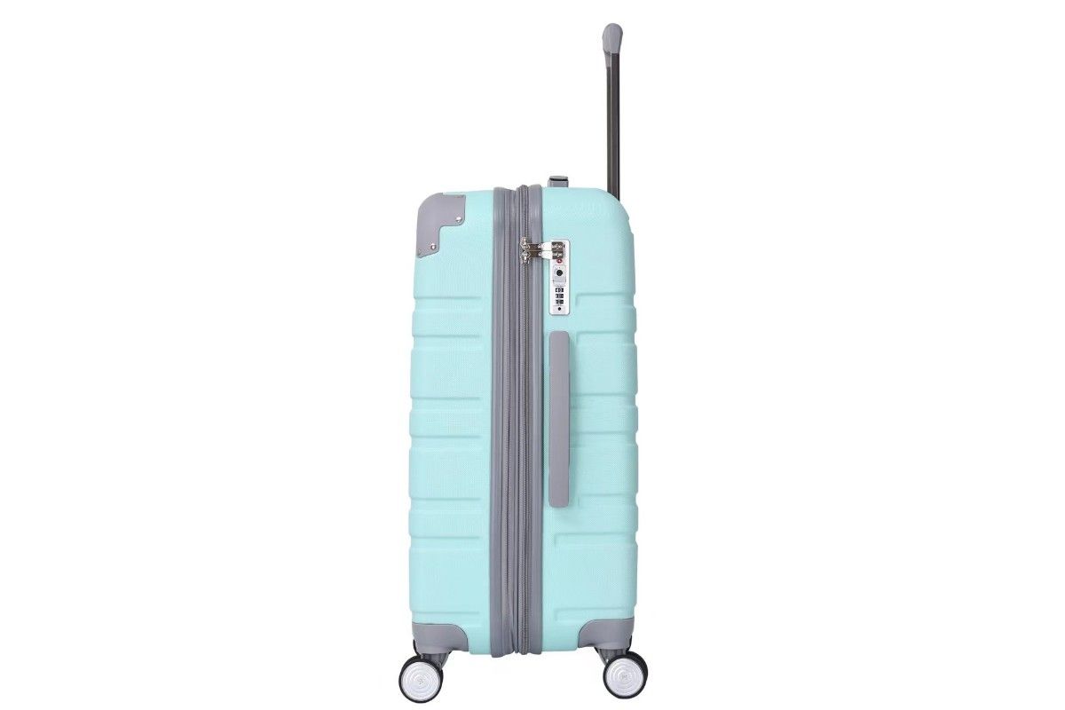 キャリーケース ミント ブルー Sサイズ 機内持込 軽量 拡張 スーツケース TSAロック 小型