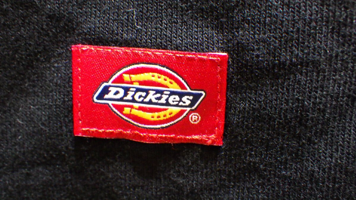 F43-22288 Dickies デッキーズ 半袖 ポケット Tシャツ ブラック US/L JP/XL 綿 100% 無地_画像3