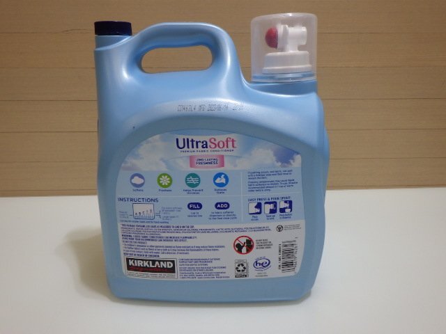 K599-1390211 カークランドシグネチャー 衣料用 濃縮 柔軟剤 5.53L 静電気を防ぐ どんな洗濯機でも使用可 リフレッシュできる爽やかな香り_画像2