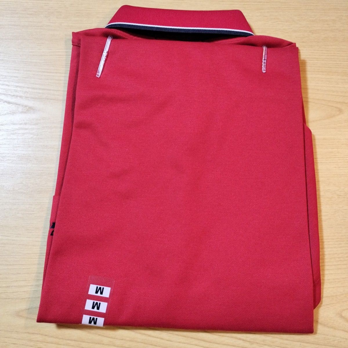 ◎DUNLOP REFINED M半袖吸汗発散日本製ポロシャツ　赤
