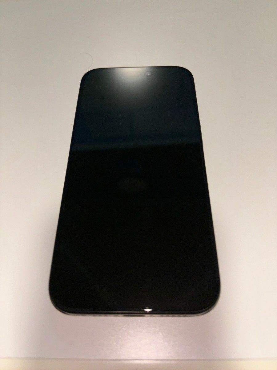 香港版 iPhone15pro 128GB ブラックチタニウム 美品 おまけ付き