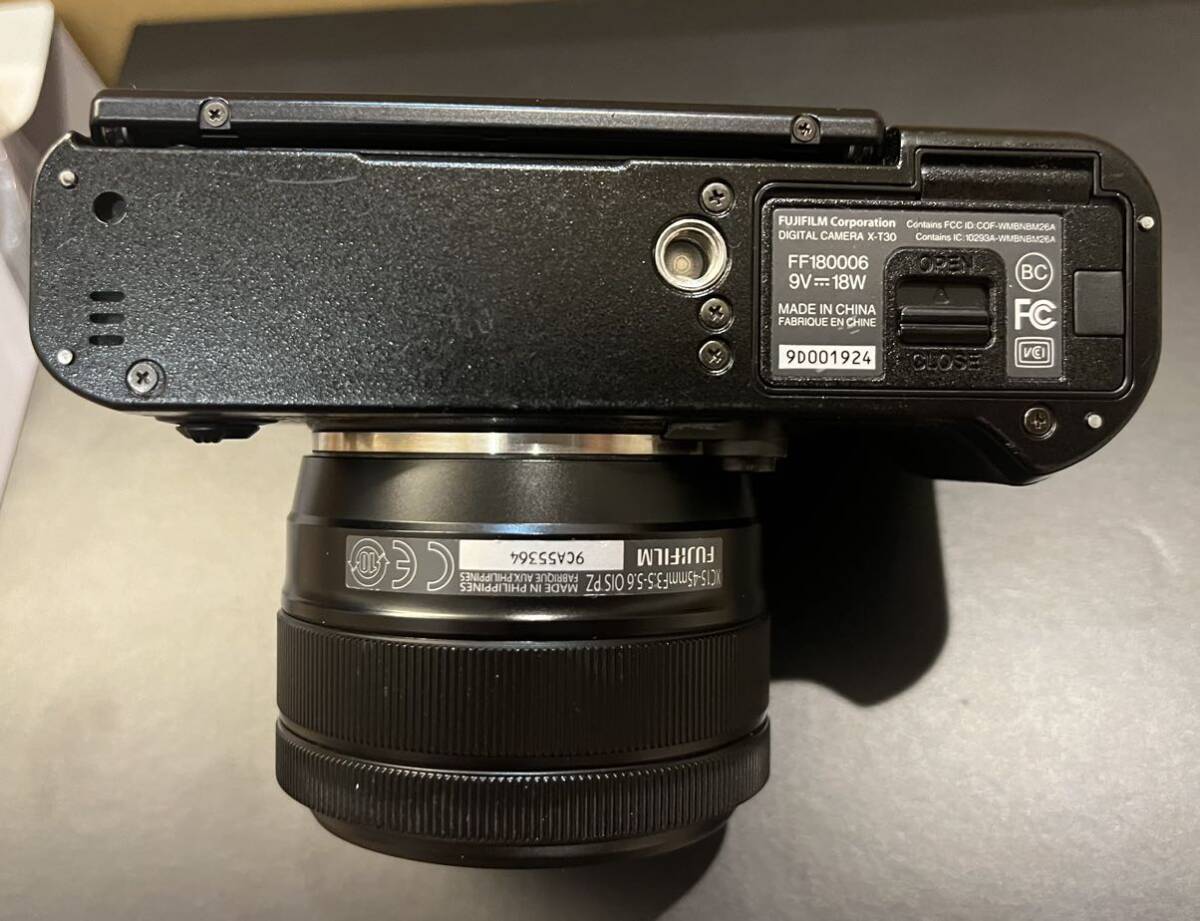 FUJIFILM 富士フィルム X-T30 XC15-45mm レンズキット　ブラック_画像7