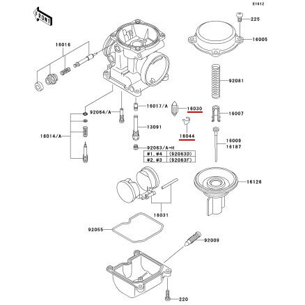 フロートバルブ 新品 4個 FX400R ZX400 GPX750R ZX-4 ZR-4_画像3