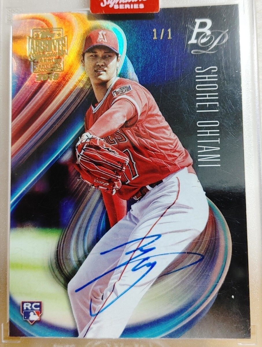 1/1】 大谷翔平 ルーキー 直筆サインカード topps archives auto 1of1